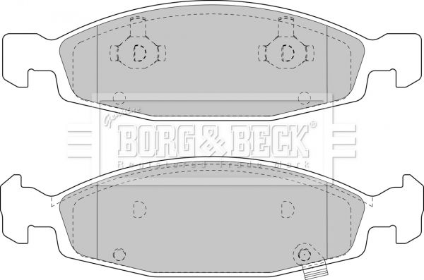 BORG & BECK Jarrupala, levyjarru BBP1781